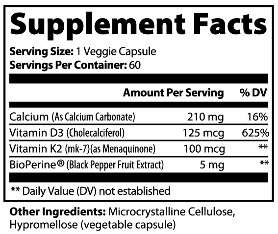 Vitamin K2 + D3