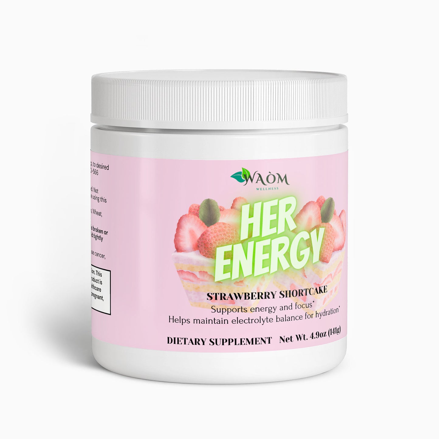 Energy Powder (Strawberry Shortcake)