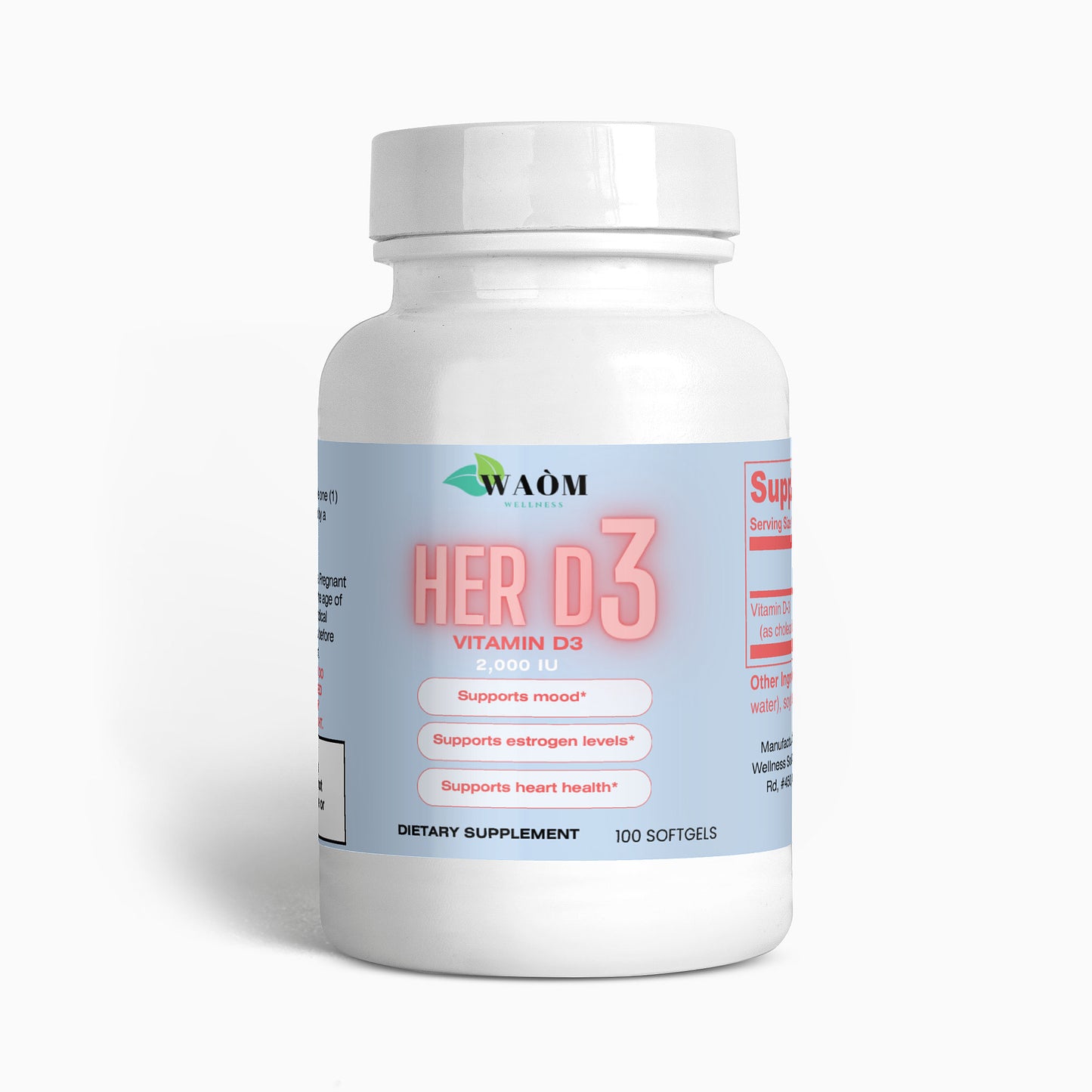 HER D3 2,000 IU