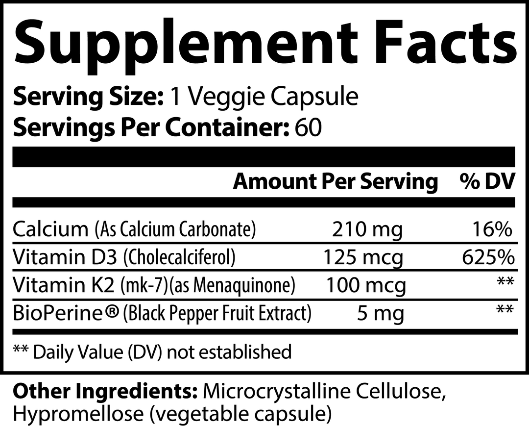 Vitamin K2 + D3