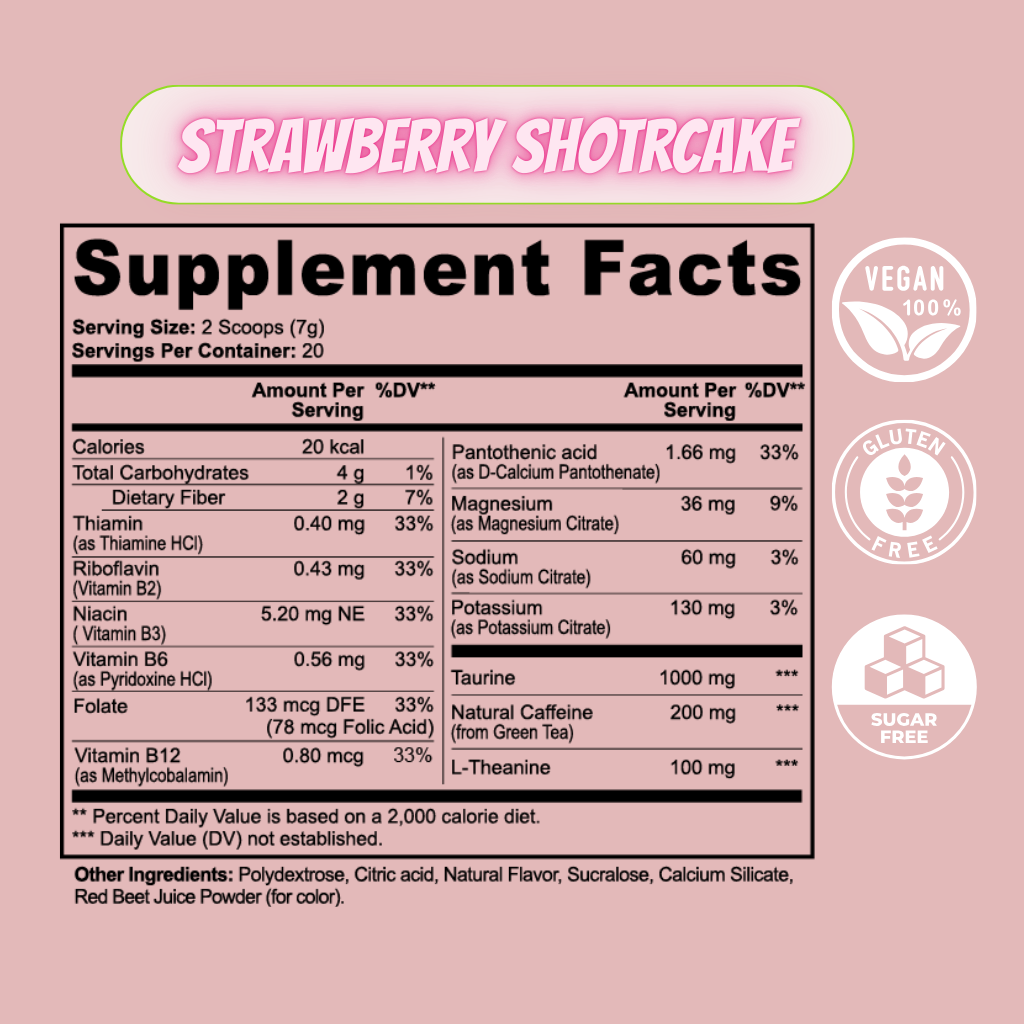 HER Energy Powder (Strawberry Shortcake)